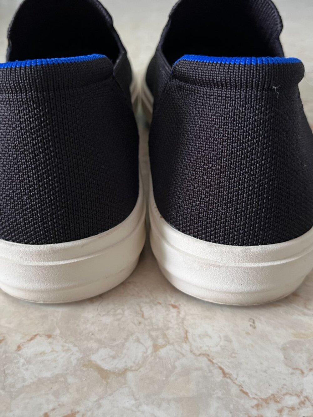 Rothy's Men's Sz 12 Original Slip On Sneaker in Black - Picture 6 of 13